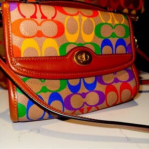 UEC Coach pride cross body  style purse 👜  🌈